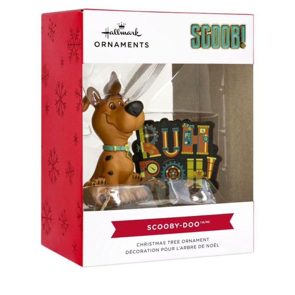 2021 Hallmark Scoob! Scooby Doo Christmas Tree Ornament Ruh Roh - New